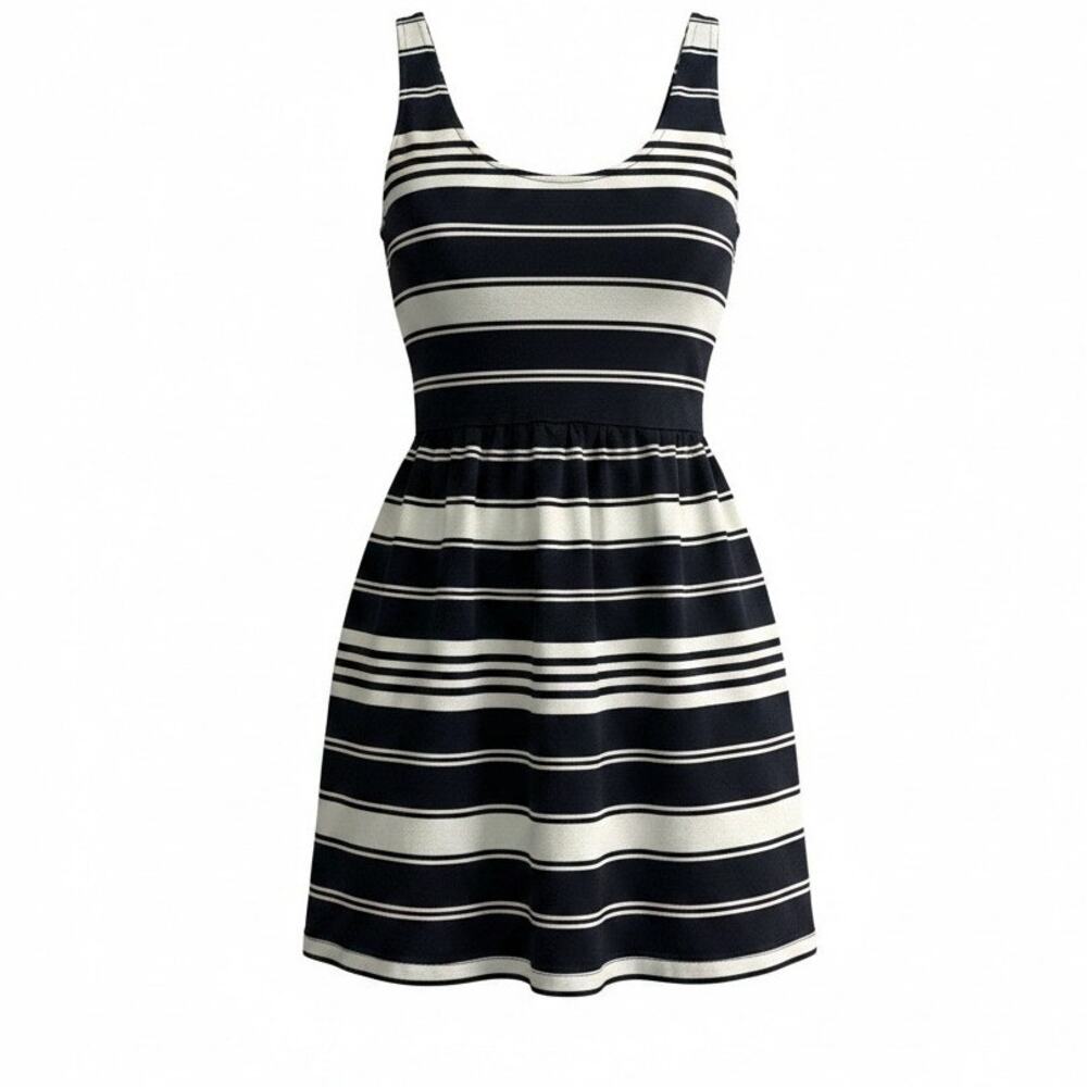 J.Crew Navy & White Striped Mini Nautical Tank Dress - Size XXS - Picture 3 of 8